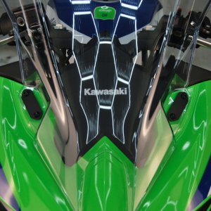 Kawasaki Ninja 500 Block Off Plates - Front - New Rage Cycles - `24-`27